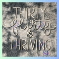 thumbnail image 2 of Shinelab Thirty Flirty & Thriving Neon Sign, Thirty Flirty Thriving Led Sign, Thirty Led Light Birthday 2767, 2 of 5