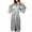 Gray, variant on AOOCHASLIY Bath Robes for Women Clothes Ladies Satin Long Nightdress Silk Soft Nightgown Sleepwear Robe