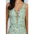 thumbnail image 5 of Royal Queen RQ8031 Juniors Womens A-line Sleeveless Tulle Evening Long Gown, 5 of 6