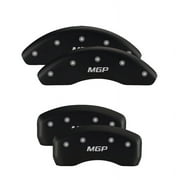 MGP 4 Caliper Covers Engraved Front Acura Engraved Rear MDX Matte Black finish silver ch