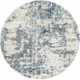 thumbnail image 2 of Hauteloom Beverly Living Room, Bedroom Area Rug - Modern - Blue, Gray - 7'10"-Round, 2 of 19