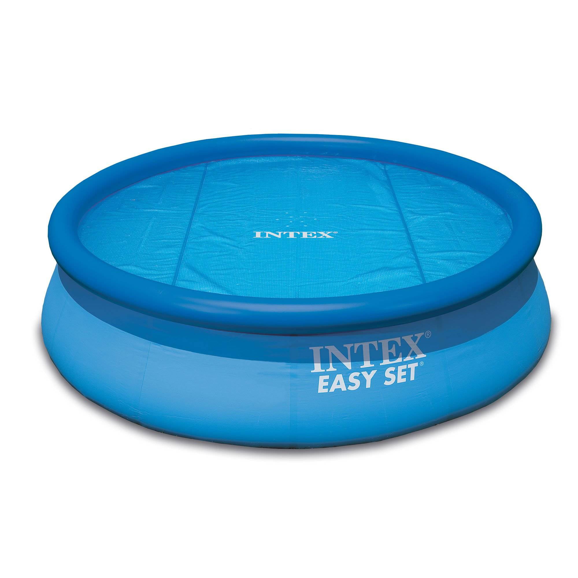 Intex 29025E 18 Foot Round Easy Set Blue Vinyl Solar Cover for Swimming Pools Walmart Canada