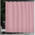 thumbnail image 3 of Ambesonne Vintage Shower Curtain, Minimalist Flowers Dots, 69"Wx75"L, Dried Rose and Pastel Pink, 3 of 4