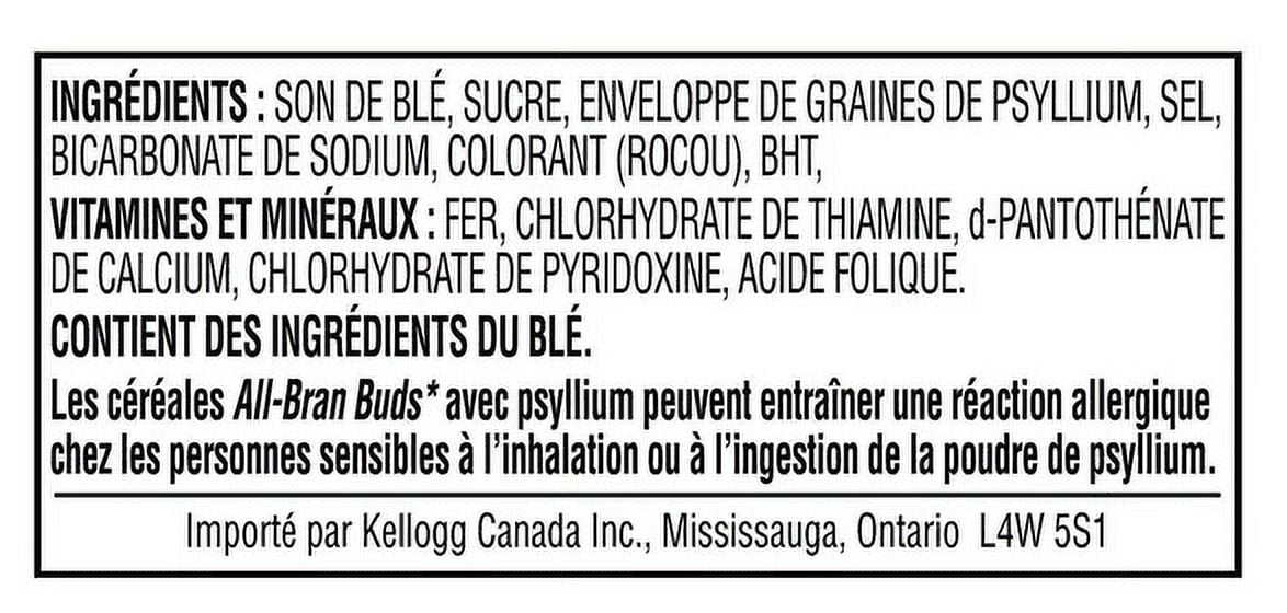 Kellogg's All-Bran Buds Cereal, 500g (2 Pack)
