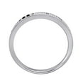 thumbnail image 4 of AoneJewelry Black Diamond Hand-Crafted Wedding Band In 10K Solid White Gold, 4 of 5
