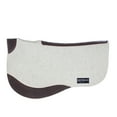 thumbnail image 2 of Reinsman 3/4 Inch APEX Dropped Rigging Barrel Racing Felt Saddle Pad Natural 34X30, 2 of 5