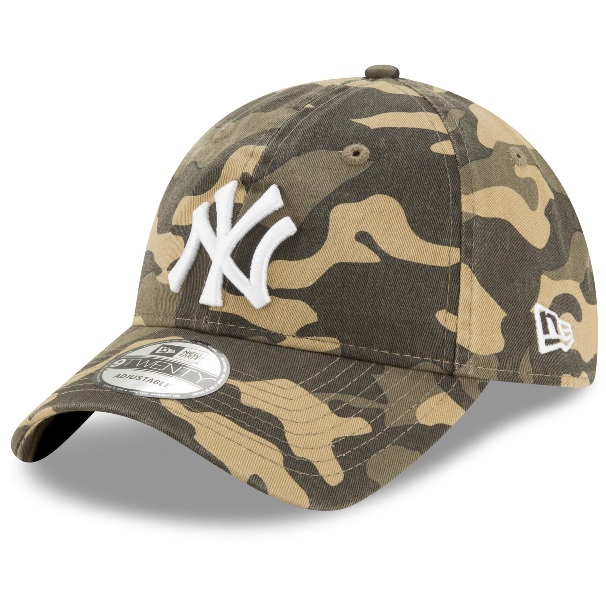 NY Yankees wood camo New Era 39Thirty Flexfit Cap 