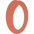 thumbnail image 1 of Acrylic Letter O Blank, 2'' Tall Pastel Coral Acrylic Sign Letter, Choose Your Color, Invitation, 1 of 5