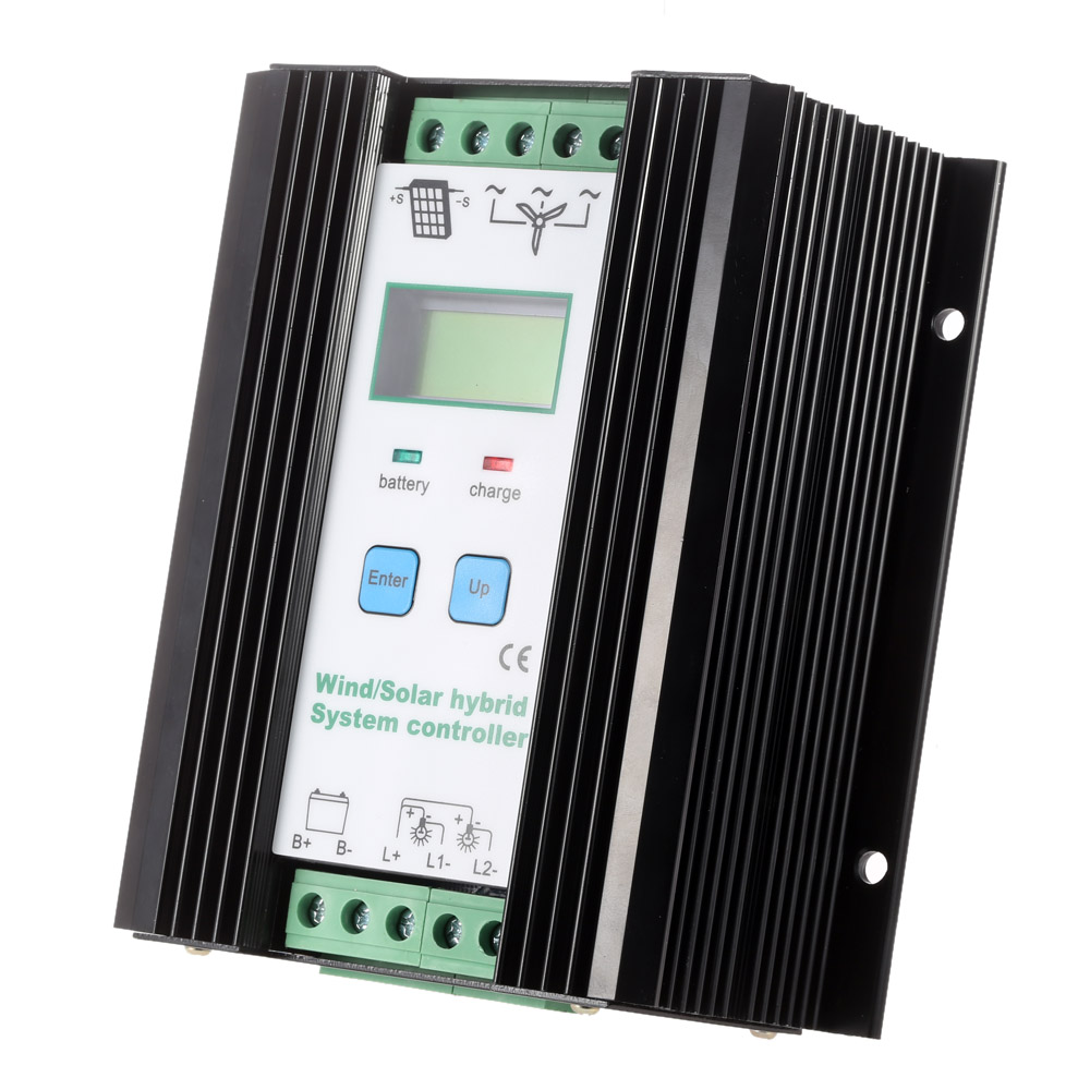 LCD Economic PWM Wind Solar Hybrid System Controller (600w Wind + 400w