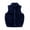 Navy Blue, variant on Kids Fleece Vest Jacket Full-Zip Warm Sleeveless For Kids 3-12Years