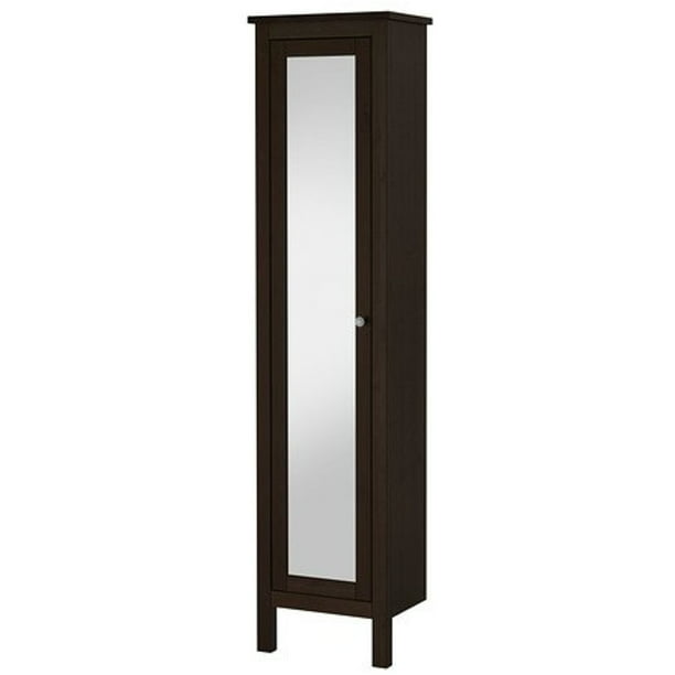 Ikea High Cabinet With Mirror Door, Tall Cupboard With Shelves And Doors Ikea