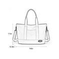 thumbnail image 2 of Gomelly Ladies Shoulder Bags Multi Pockets Handbag Detachable Tote Bag Women Waterproof Portable Satchel Large Capacity Purse Pink, 2 of 2