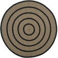 thumbnail image 2 of SAFAVIEH Braided Tanisha Bordered Reversible Area Rug, Beige/Black, 7' x 7' Round, 2 of 7