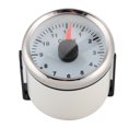 thumbnail image 1 of Dash Hourmeter, Red Backlight Car Clock Watch 0-12 Hours Anti Fog Silver Frame DC9-32V  For Ships Construction Machinery White Dial Silver Frame, 1 of 8