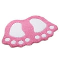 thumbnail image 6 of TOPCHANCES Non Slip Bath Toilet Mat Cute Big Feet Bathroom Shower Rugs Shaggy Carpet Absorbent Doormat Floor Mat Living Room Sofa Cushion Foot Pad Rug, 6 of 6