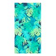 thumbnail image 6 of (2 pack) Mainstays Cotton Blend Green Leaf Print Beach Towel, 34" x 64", 6 of 7