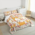 thumbnail image 3 of Homewish Cute Puppy Dog Full Size Comforter Sets,Kawaii Corgi Bedding Comforter Set,Pink Rustic Flower Bedding Sets For Boys Girls,Lightweight Room Decor,3-Piece, 3 of 8