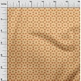 thumbnail image 3 of oneOone Georgette Viscose Light Brown Fabric Orange Sewing Craft Projects Fabric Prints By Yard 42 Inch Wide, 3 of 4