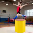 thumbnail image 4 of Costway Tapis de Gymnastique Octogonal 24,5 Pouces x 26 Pouces Tapis de Tumbling en Forme d'Habileté avec Rembourrage Épais Jaune, 4 of 10