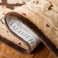 thumbnail image 4 of Safavieh Heritage Braganza Oriental Wool Area Rug, Espresso/Ivory, 4'6" x 6'6" Oval, 4 of 9