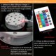 thumbnail image 4 of Elegante base de luz LED recargable, pedestal redondo con control remoto para exhibiciones de arte en vidrio y decoración de cristal, ideal para centros de mesa de bodas (cuadrado de 10 cm), 4 of 5