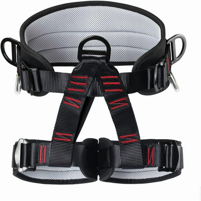 Climbing belts, Thicken Professional Safety Belt for Caving Rock Climbing Fire Rescuing Rappelling Tree and Outdoor Adventure Activities