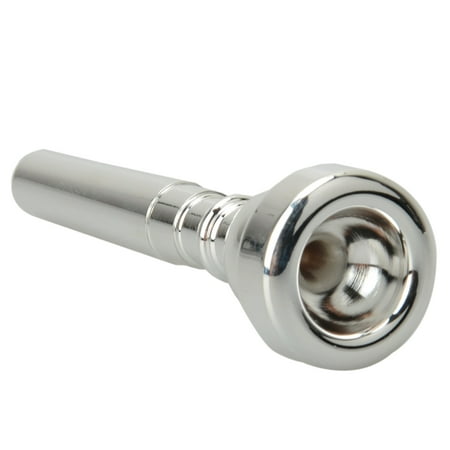 Zimtown 3C 5C 7C Size Silver Plated Golden Trumpet Mouthpiece for BachInstrument (Best Trumpet Mouthpiece For Marching Band)