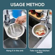 SkyAuks Clearance Stainless Steel Swan Sink Strainer Basket! Hmlai Kitchen Strainer Basket Strainer for Kitchen Food Rack Dish Drainer Gooseneck Design Vegetable Organizer for Kitchen Home Restaurant