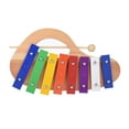 thumbnail image 1 of Amdohai Xylophone en Bois de Pin 8 Notes 3 mm Plaque en Aluminium Colorée avec, 1 of 8