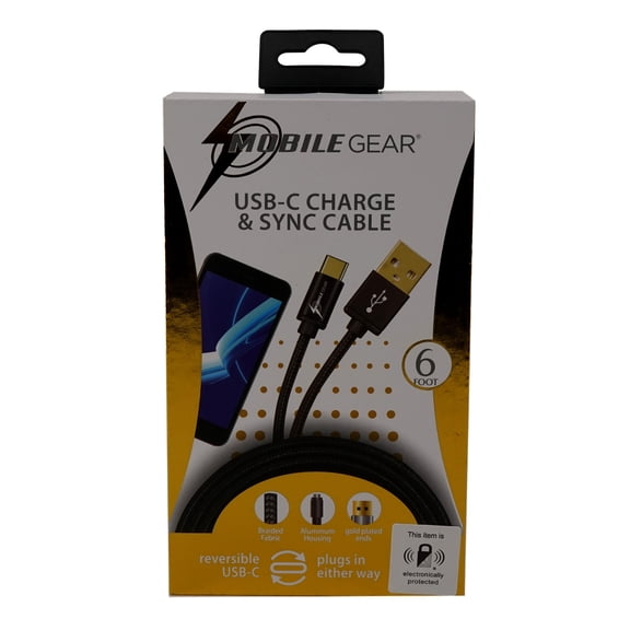 Mobile Gear USB-C Charge & Sync Cable