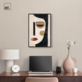 thumbnail image 3 of Face Moderne II Canvas Modern Face Abstract by Art Remedy, Black Frame, 16 x 24, 3 of 7