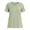 Mint Green, variant on Women's V-Neck Short Sleeve Side Slit Loose Fit Tunic T-Shirt, Women's Plus Hot Pink,Size S-3XL