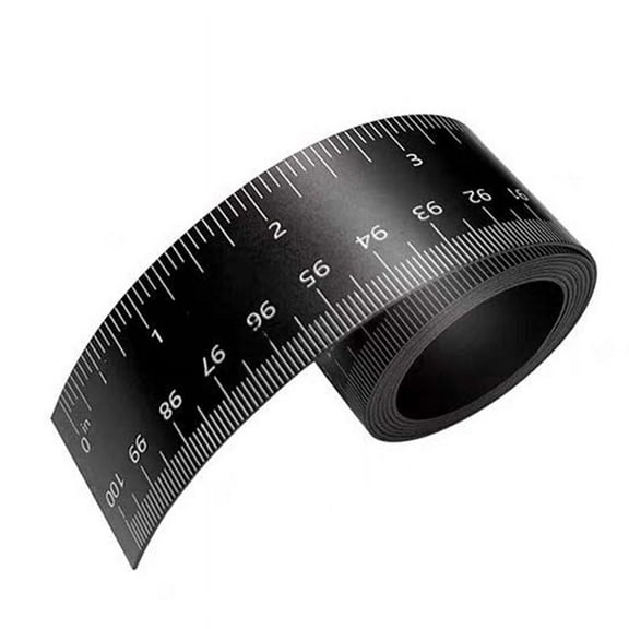 1 Pcs 100cm Magnetic Ruler Flexible Magnetic Ruler with Both Inches and Centimeters Magnet Measuring Tape