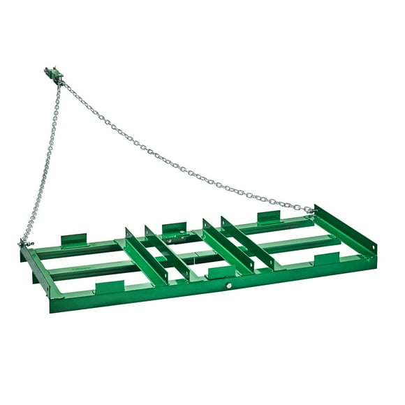 STAWAY 4ft Heavy Duty Tow Behind Drag Harrow - Durable Driveway Grader Rake for Efficient Soil Leveling, Compatible with ATVs & Lawn Tractors