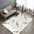thumbnail image 2 of Cartoon Champagne Print Shaggy Area Rug, Rugs for Living Room Bedroom Non Slip Door Mat Indoor Carpet Machine Washable Nursery Home Decor Floor Mats for Entryway 60x39in-#, 2 of 5