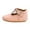 Pink, variant on AUDeals Baby Girl Mary Jane Shoes Soft Leather Closed Toe Flats with Adjustable Buckle Strap Non Slip Rubber Sole (Black, 3-6Months)