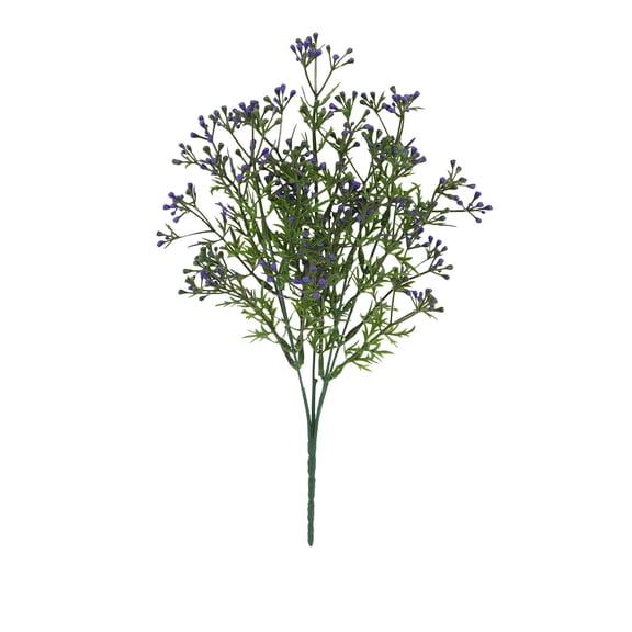 DefiDgd Spring Faux Flowers Bouquets,Fake Flower Arrangements Silk Flowers for Vase Filler Indoor Table Centerpieces Kitchen Home Decoration(Purple)