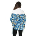 thumbnail image 3 of Women Winter Scarves Fashion Pashmina Shawl Wraps Long Blanket Scarf for Fall Spring Fantastic Shells on Sea, 3 of 10