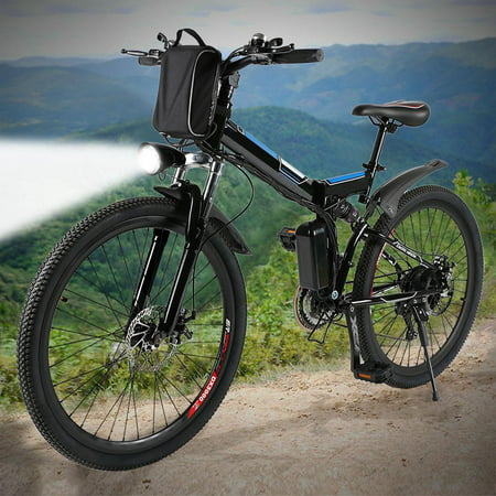 PRO Folding Electric Mountain Bike for men with 26
