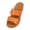 Orange, variant on Clearence Women's Slip-On Orthopedic Wedge Sandals Arch Support Summer Beach Walking Shoes Lightweight Non-Slip Slippers with Cushioned Sole for All-Day Comfort