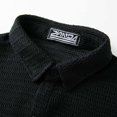 thumbnail image 4 of pstuiky Camisa de manga corta para hombre, Cárdigan de verano de color liso para hombre, camisa informal holgada de manga corta con bolsillo y solapa de manga corta para hombre. l, 4 of 9