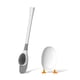 thumbnail image 3 of Soporte de cepillo de baño Lindo Silicone Fregador con mango largo Soporte de secado rápido Cepillos flexibles Accesorios de limpieza de baño Blanco seitruly HA059138-01, 3 of 7