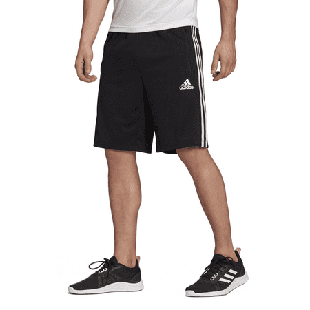 adidas Mens Designed 2 Move 3-Stripes Prime Shorts - Black / White (Size: Large)