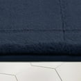 thumbnail image 6 of Hotel Style Faux Fur Memory Foam Bath Rug, 18” x 27” Navy, 6 of 7
