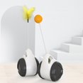 thumbnail image 2 of Tumbler Swing juguetes para gatos gatito coche gato persiguiendo juguete amarillo Afortunado Sencillez, 2 of 4