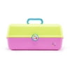 Caboodles Ultimate On-The-Go Girl Forever Fun Cosmetic Case, Citron over Pink