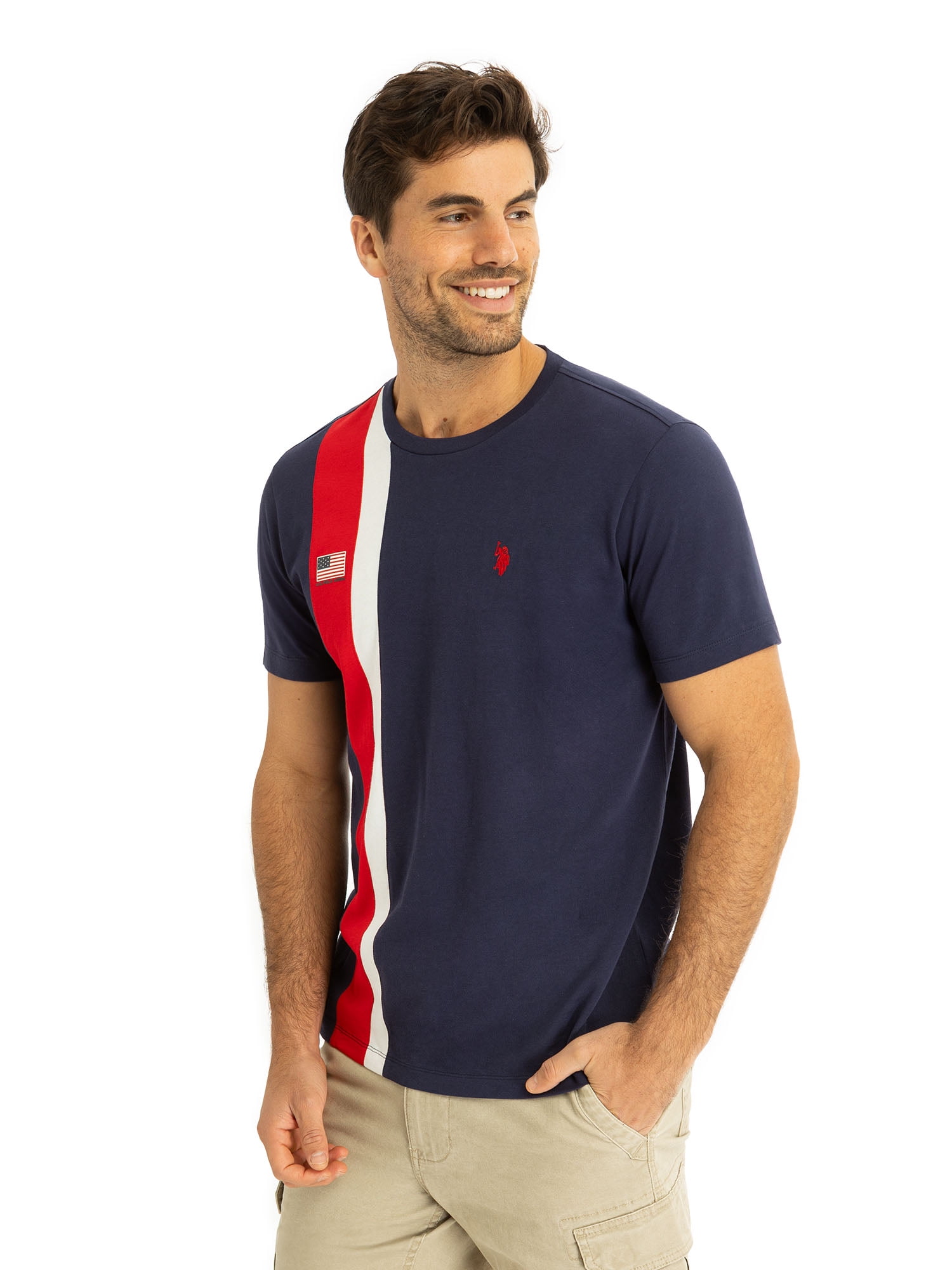 U.S. Polo Assn. Men's Novelty Crew T-Shirt