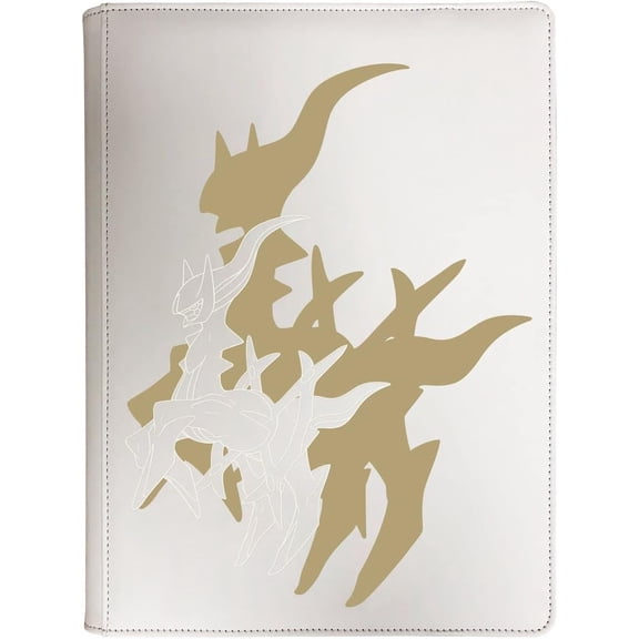 Ultra Pro Elite Series: Arceus 9-Pocket Zippered PRO Binder for Pokemon - Protect Your Gaming Cards in a Vibrant Full-Art Zipped Binder While On The Move and Always Be Ready for Battle