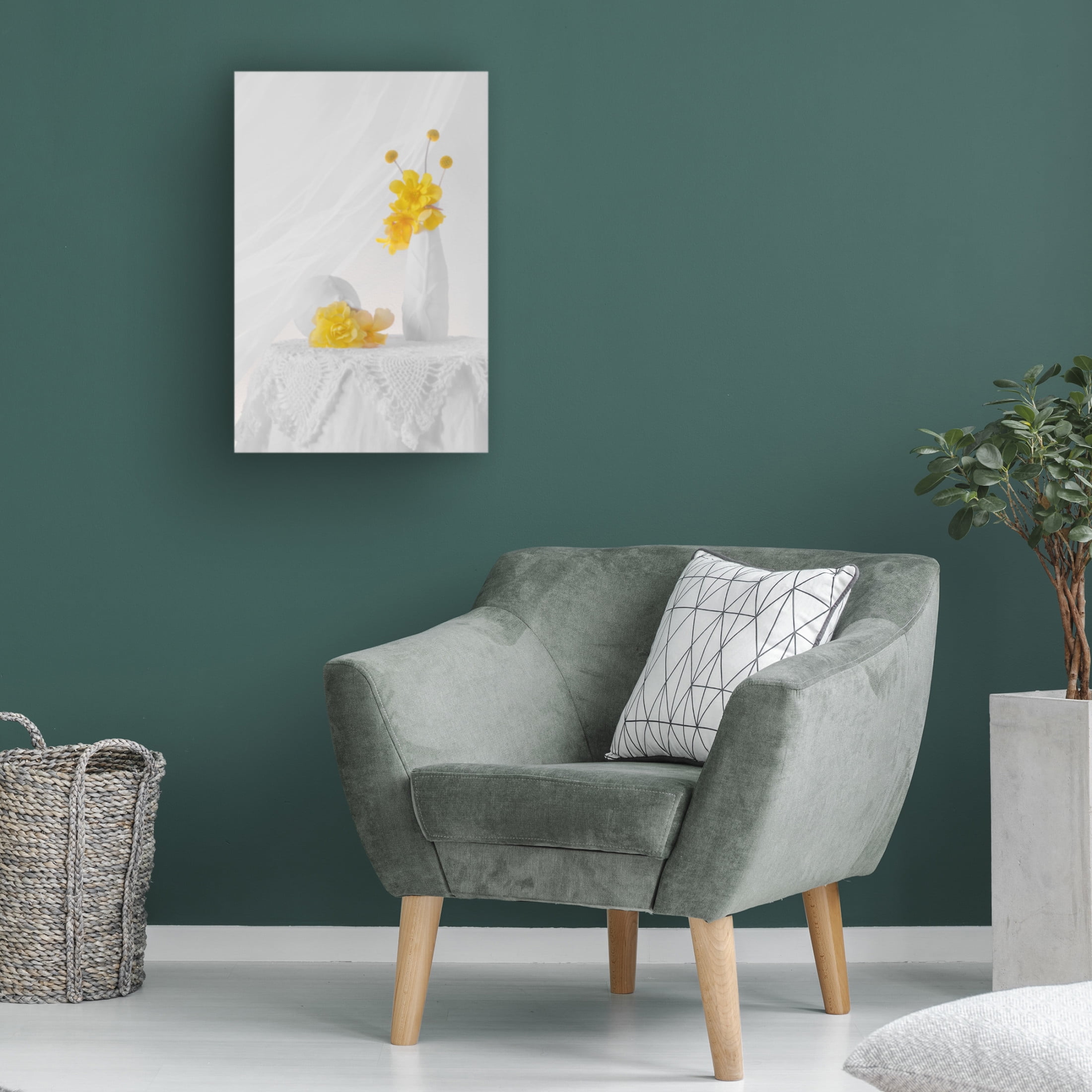 Canvas Wall Art - Lydia Jacobs 'A Bright Day' Wall Art for Living Room, Bedroom, or Office Décor by Trademark Fine Art - 30 x 47 Inches