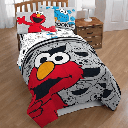 Sesame Street Elmo Hip Twin Comforter 3 Piece Sesame Street Elmo Hip Twin Comforter 3 Piece